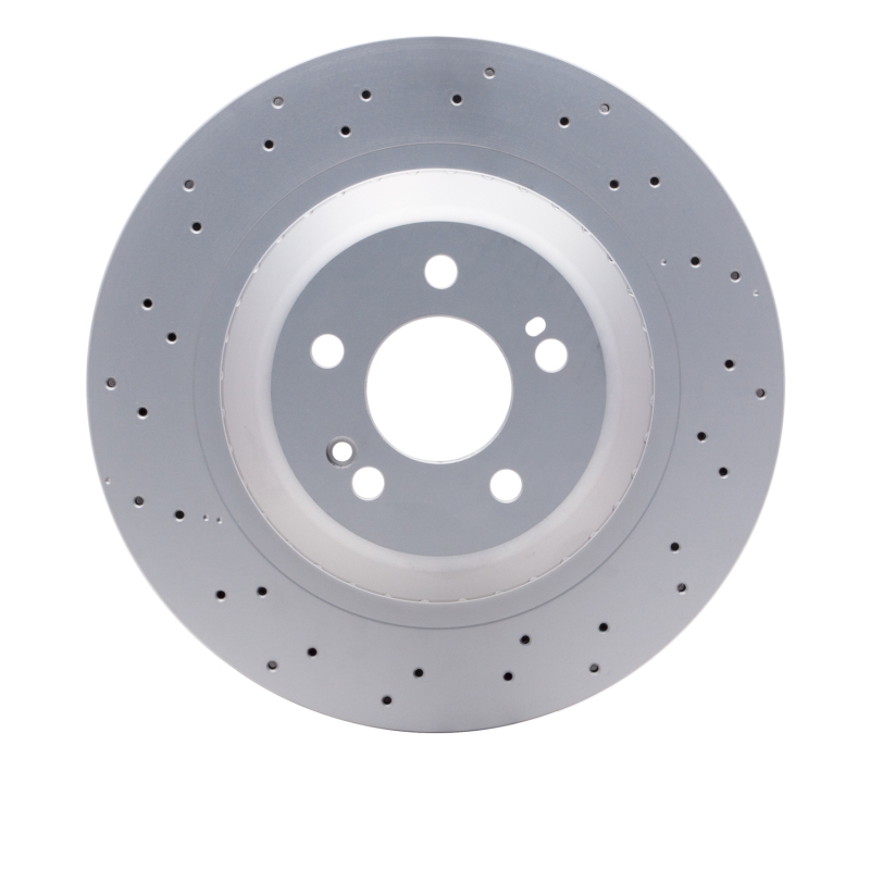 Mercedes-Benz S560 Brake Rotor (1) - Rear - R1 Concepts - GEOMET Coated Rotor - Drilled - `14-`21